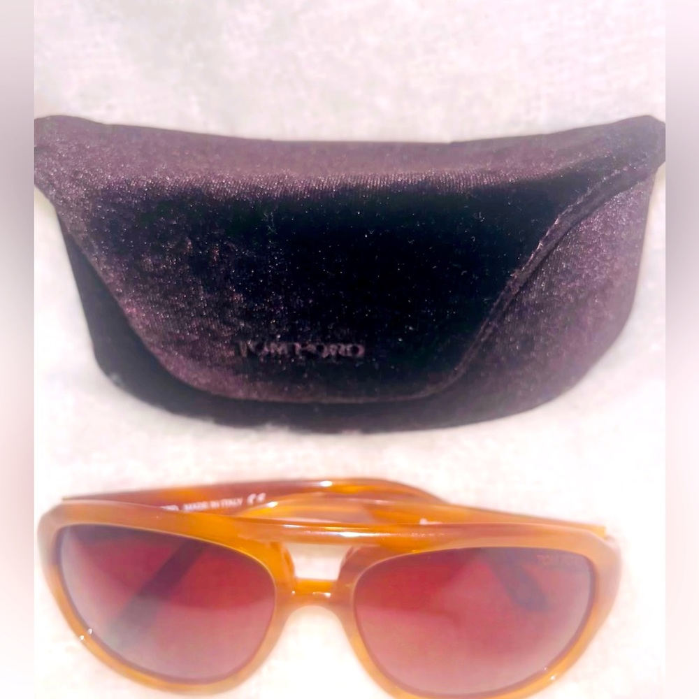TOM FORD Buckley sunglasses gold tortoise shell good condition